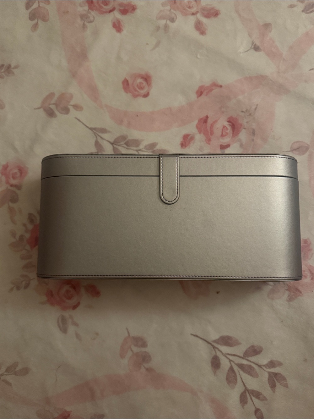 NWOT Dyson AirWrap Silver Oval Travel Case